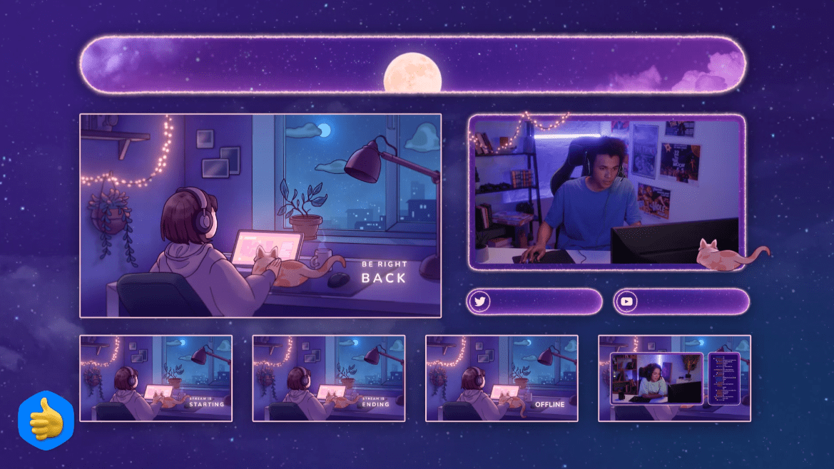 Cute Stream Overlays Streamlabs